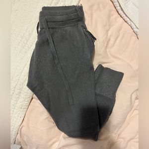 Helmut Lang crop ankle sweat pants jogger silk/cashmere feel